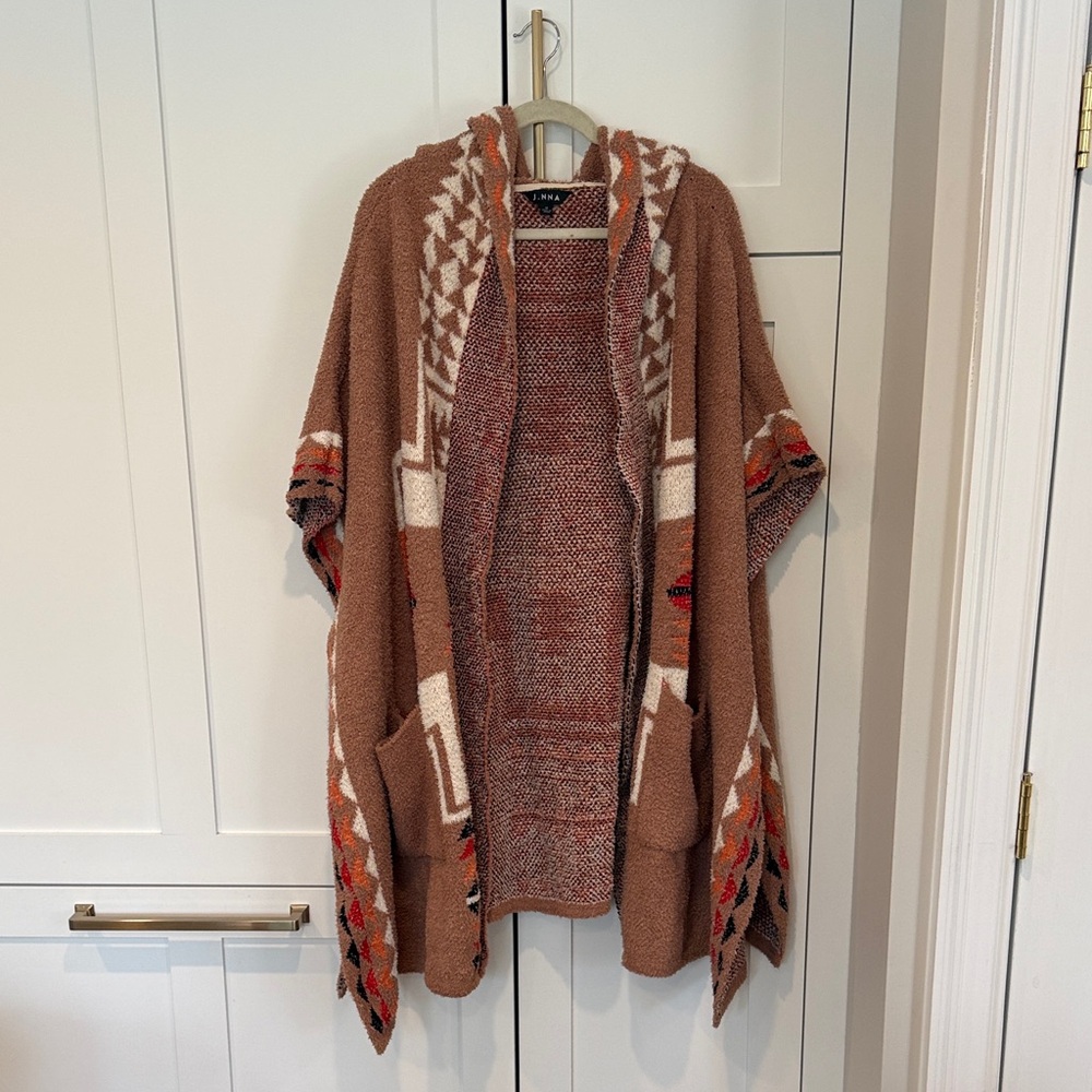 Cozy Hooded Poncho